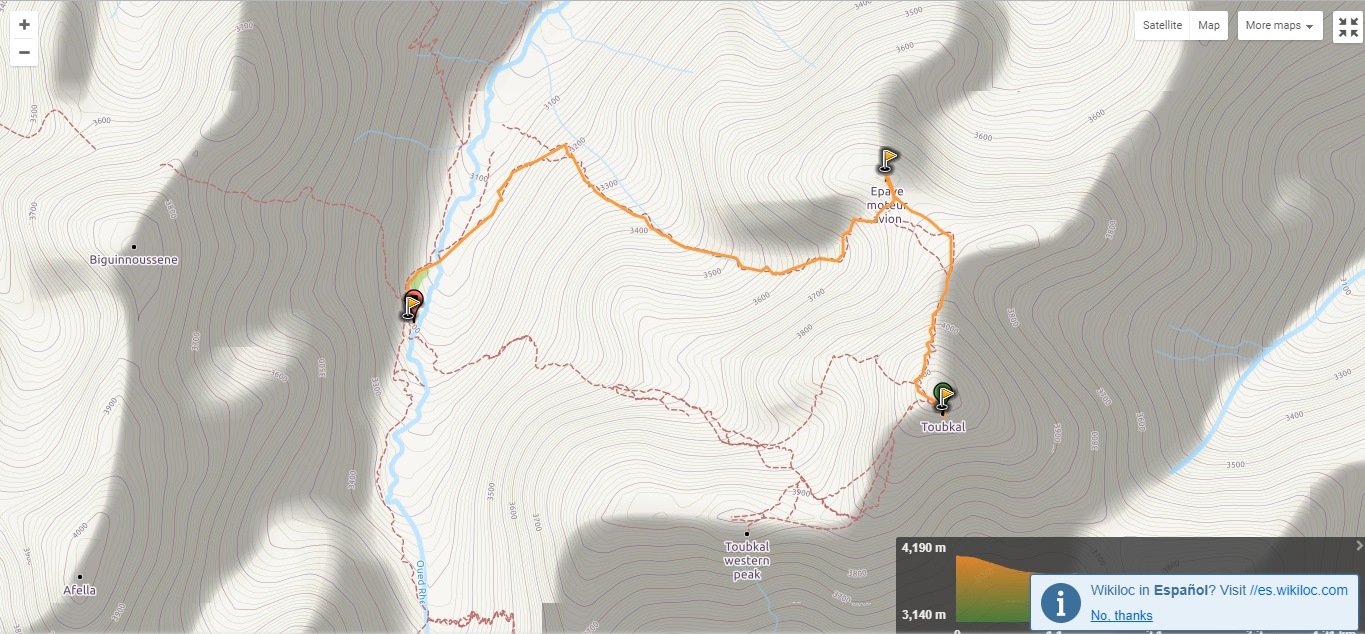 Toubkal Ikhini norte