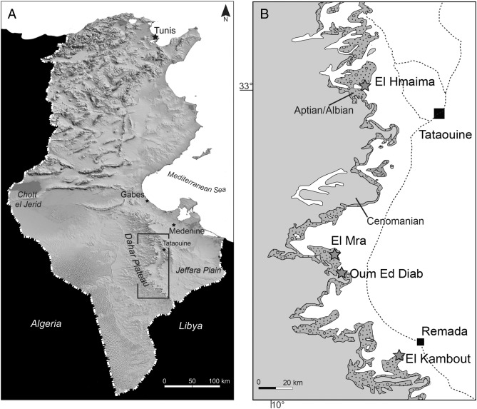 JEBEL DAHAR Y JEBEL REHACH, ESCENARIOS DE LA GUERRA DE LAS GALAXIAS
