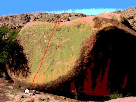 Tafraout.15.Tazka.Placa frente Tocho el Regalito