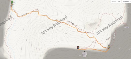 Mapa Toubkal oeste trcak VN