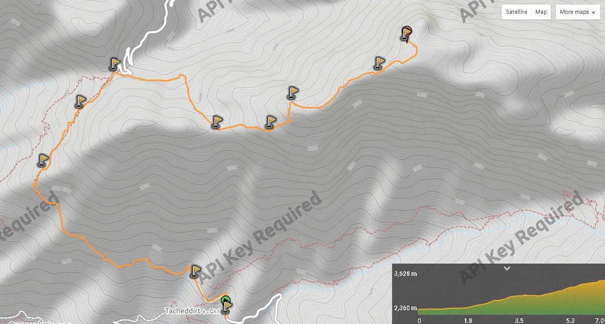 Angour arista O.N.O. mapa