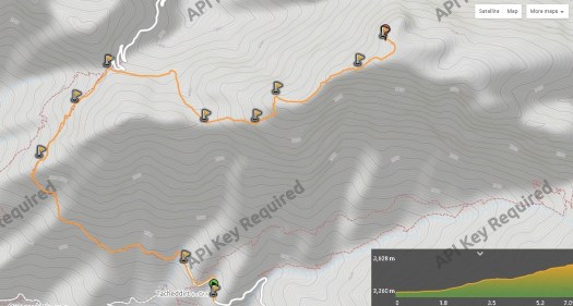Angour arista O.N.O. mapa