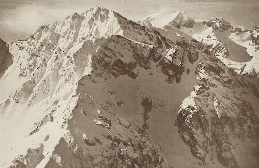 Walter Mittelholzer (1894-1937)-Djebel toubka- Aerial view 1932